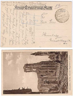 Saksa 1916 kp-kortti - propakanda