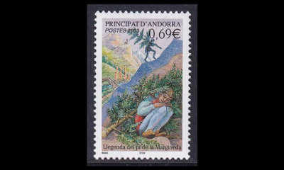 Andorra Fr 597 ** Myytit ja legendat (2003)