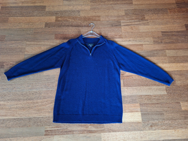 NEW BASICS MIESTEN TUMMANSININEN NEULE K. L
