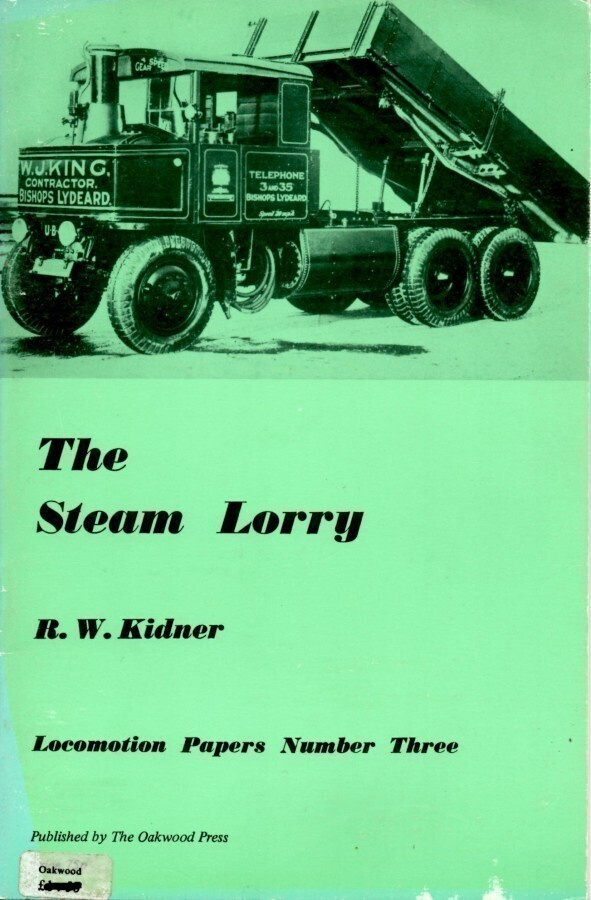 The Steam Lorry -vihko