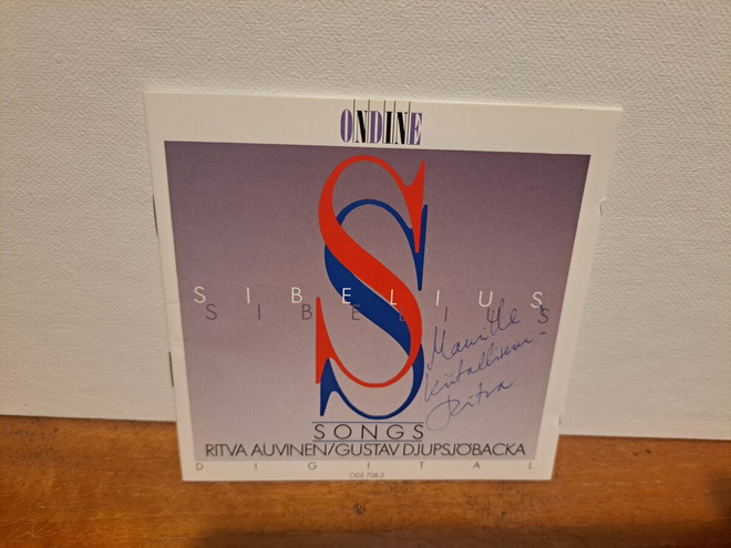 Sibelius: Songs-Ritva Auvinen,Gustav Djupsjöbacka CD(nimmari