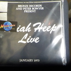 URIAH HEEP - LIVE 1ST SCANDINAVIA PRESS 2LP EX+/EX- - pikkukuva 1