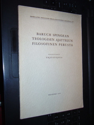 Luojola : Baruch Spinozan teologisen ajattelun filosofinen