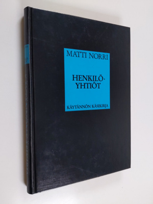 Matti Norri : Henkilöyhtiöt