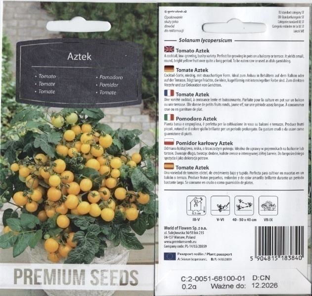 Kirsikkatomaatti 'Aztek' - siemenet #