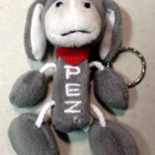 PEZ - annostelija - Pehmo Aasi avainperä - pikkukuva 1