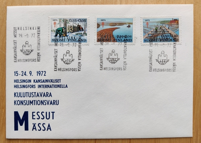 1972 Kansainväliset messut erikoisleimakuori