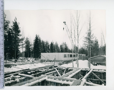 Asuinrakennus virkailijoille 1962 Vuosaari  Nordsjö-Kallvik