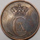 Denmark. 2 öre 1891(h) CS - pikkukuva 1