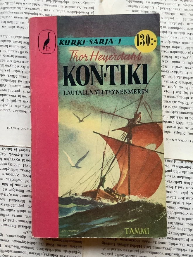 Thor Heyerdahl - Kon-tiki: lautalla yli Tyynenmeren (nid.)