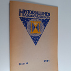 Historiallinen aikakauskirja N:o 4/1951 - pikkukuva 1