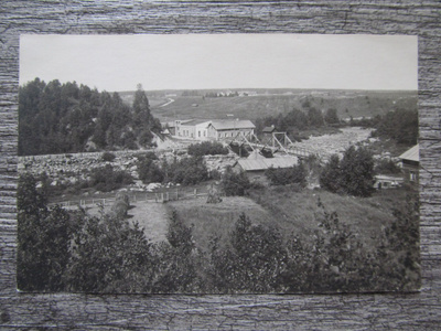 KURIKKA.....Jyllinkoski. Putki ja silta, vanha kortti/kuva.