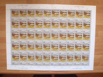 1973 Tuberkuloosi ( TUB ) 0,40+0,10 mk ** arkki LaPe 730