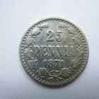 25 penniä 1871 hopeaa - pikkukuva 1