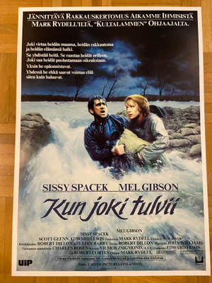 Vanha elokuvajuliste: Kun joki tulvii