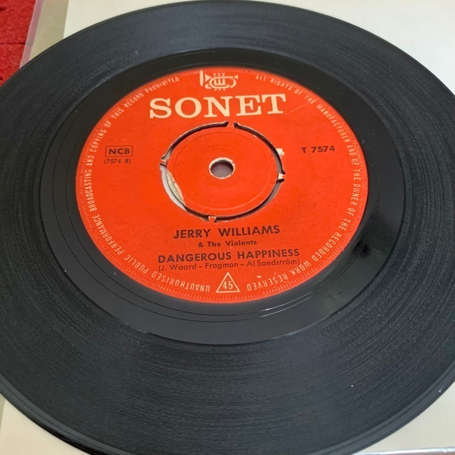 JERRY WILLIAMS & The Violents: Dangerous Happiness *SWE 1963