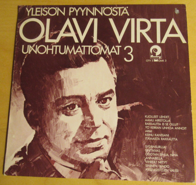 Olavi Virta Unohtumattomat 3, LP OTV3 Finnlevy