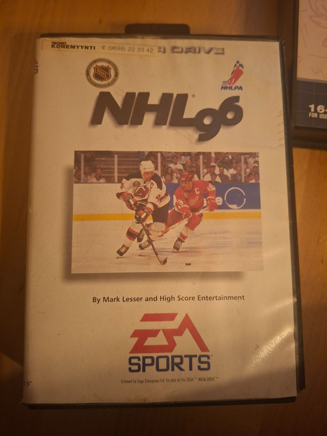 Sega Mega Drive NHL 96, ei ohjeita