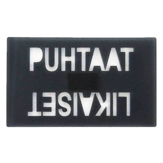 Astianpesukone magneetti puhtaat-likaiset harmaa