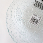 Matala lasikulho/lautanen Paisley-kuvio 21 cm kierrätyslasia - pikkukuva 2