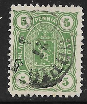 Nelilukuiset 1885 5p (LAPE 20) O