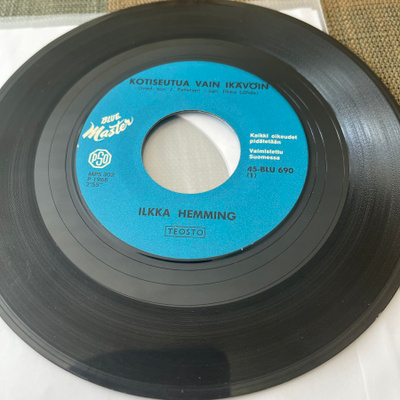 ILKKA HEMMING: Kotiseutua vain ikävöin * Laulu …*FIN 1968