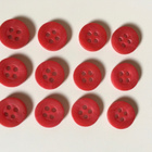 PUNAINEN NAPPI, yleinen pieni nappi, Ø13mm, 15kpl. - pikkukuva 2