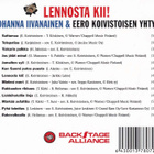 Johanna Iivanainen, Eero Koivistoisen yhtye-Lennosta kii! CD - pikkukuva 2