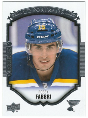 15-16 Upper Deck UD Portraits Rookies #P-105 Robby Fabbri