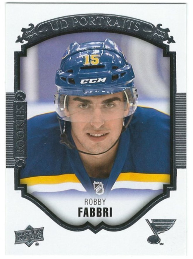 15-16 Upper Deck UD Portraits Rookies #P-105 Robby Fabbri