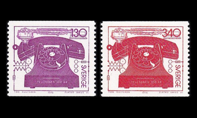 Ruotsi 939-40 ** Puhelin 100v (1976)
