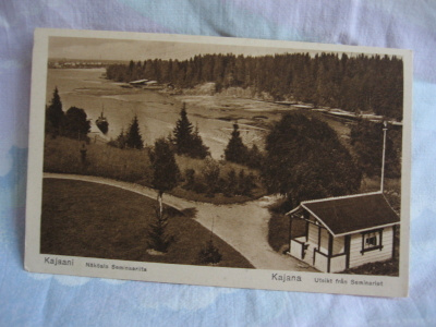 Kajaani - Näköala Seminaarilta. Kulkematon postikortti.