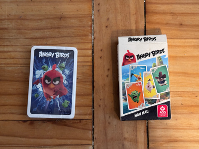 Angry Birds Mau Mau -korttipeli, avaamaton korttipakka