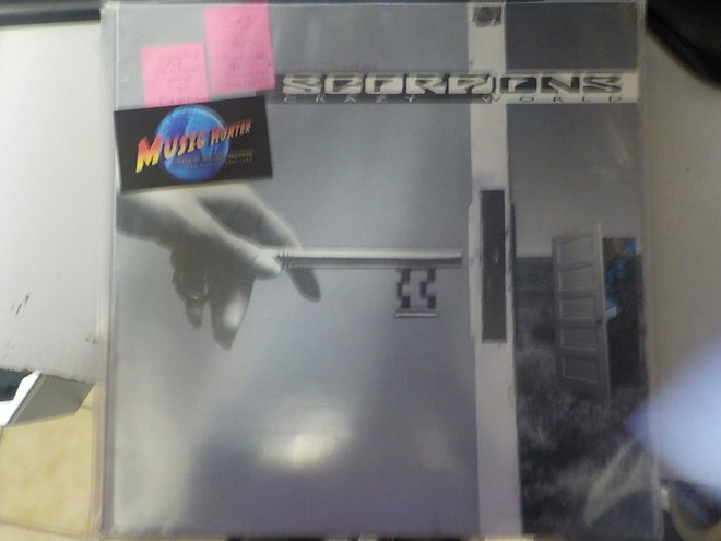 SCORPIONS CRAZY WORLD FIN-90 EX+/EX LP