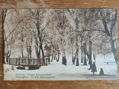 HELSINKI Paikka Kaivopuistosta