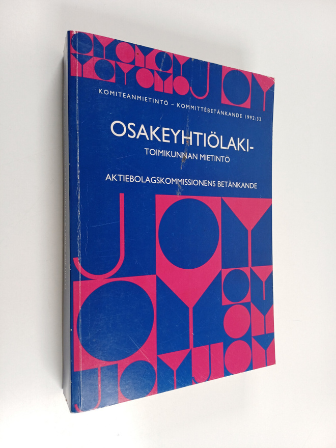 Osakeyhtiölakitoimikunta 1990:n mietintö Betänkande avgiv...