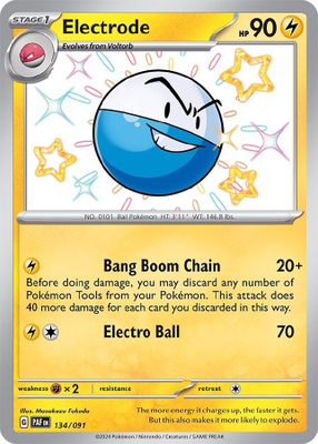 Electrode 134/091 - Paldean Fates - NM/M