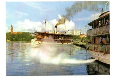 Savonlinna: Satamaa ja kirkko