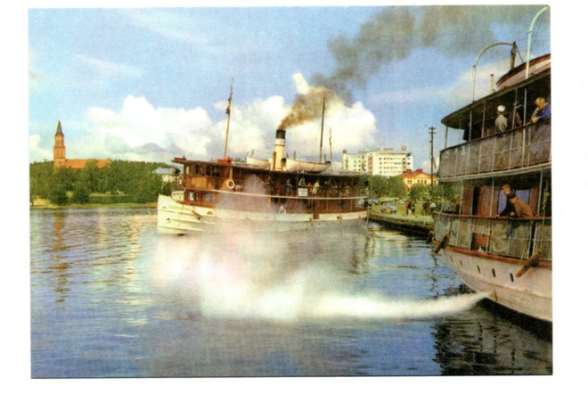 Savonlinna: Satamaa ja kirkko