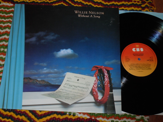 WILLIE NELSON - Without A Song - LP 1983 country EX-