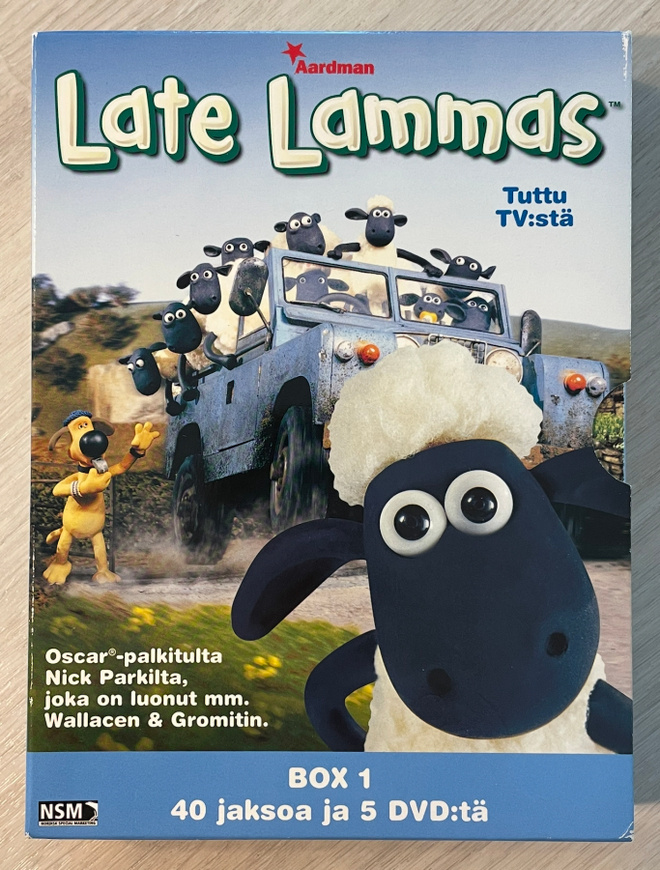 Nick Park: LATE LAMMAS: Kausi 1 (2007) animaatio (5DVD)