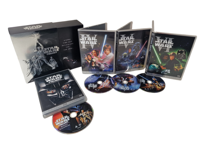 DVD - TV -sarja (Star Wars Trilogy - IV/V/VI) K7