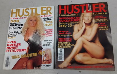Hustler; Aikuisviihde lehtiä 2 kpl
