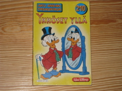 Ykköset yllä AA taskukirja 210 1.p