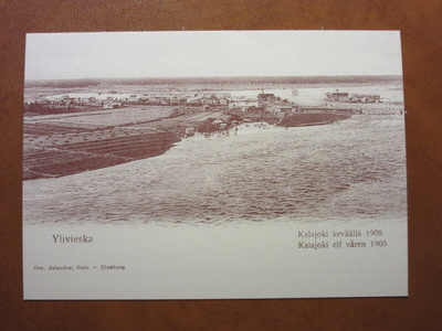 Nordia 1993 nro 57, Ylivieska Kalajoki keväällä , kulkematon