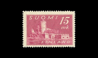 301 ** Yleism. 15 mk Olavinlinna (1945)