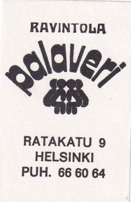 Helsinki, Ravintola Palaveri  .s43