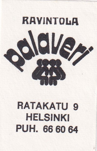 Helsinki, Ravintola Palaveri  .s43