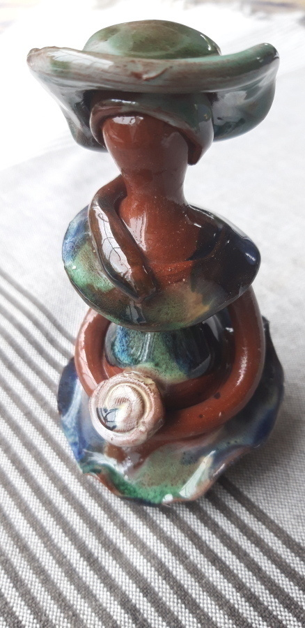 Keramiikka figuuri, hieno lady figuuri