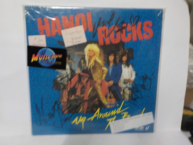 HANOI ROCKS - UP AROUND THE BEND M-/M- LASERDISC - NIMMARIT!